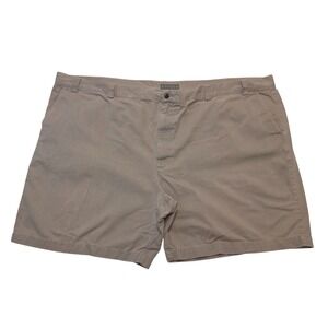 Perry Ellis America Mens Shorts Beige Cotton‎ Size 60 Casual